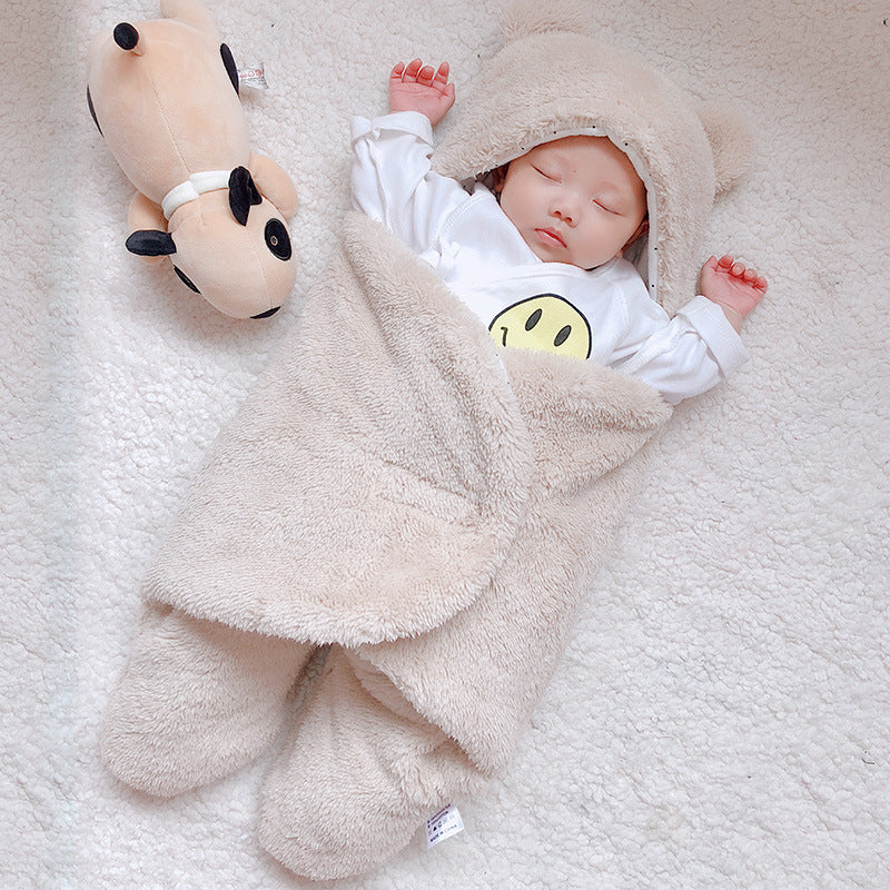 Baby Sleeping Bag Envelope for Newborn Baby Winter Swaddle Blanket Image