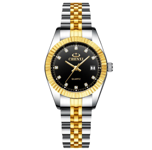 Golden couple watch men Image