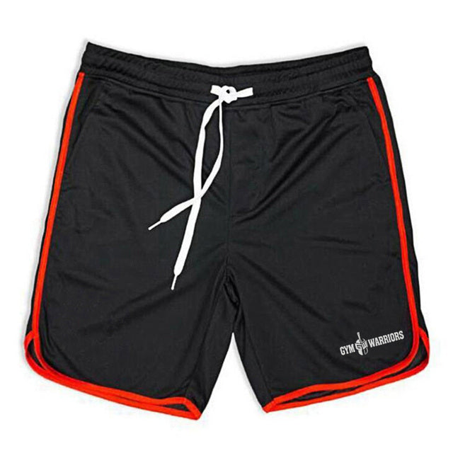 Summer Brand Mesh Quick Dry Fitness Shorts Men Gym Knee Image