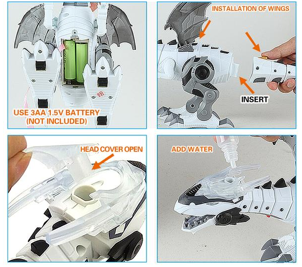 Intelligent Robot Toy Dinosaur Image