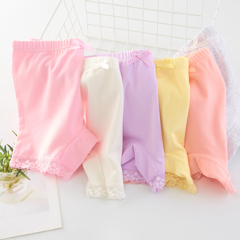 Safety Pants Summer Anti-exposure Medium And Large Children Baby Girls' Underwear Image