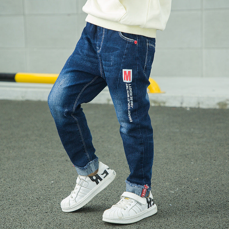 Fashion Jeans For Boys, Children, Korean Style, Long Pants Image