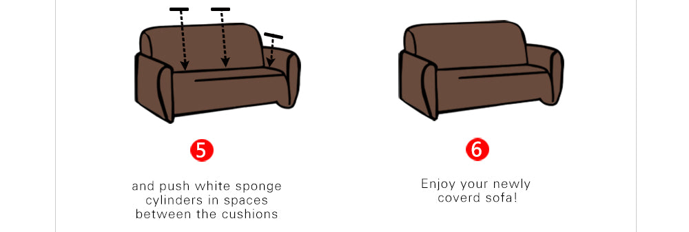 Single double triple four seater sofa cover Image