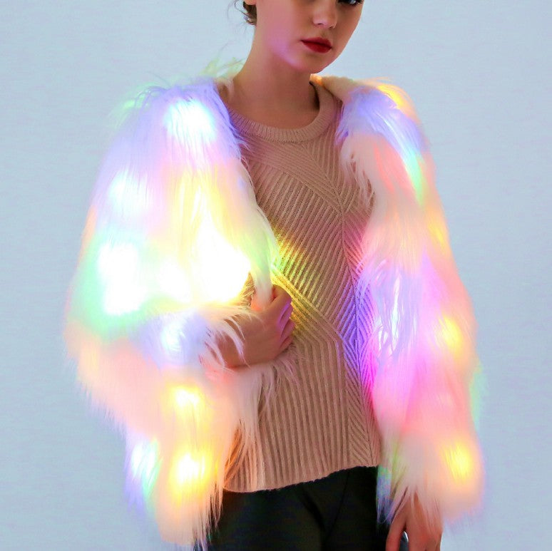 Festival Fur Coat LED Jacket Image