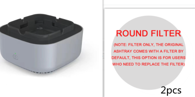 Smoke Removal Air Purification Ashtray Anion Purification Practical Automatic Purifier Ashtray Portable Gadgets For Car Ashtray Image