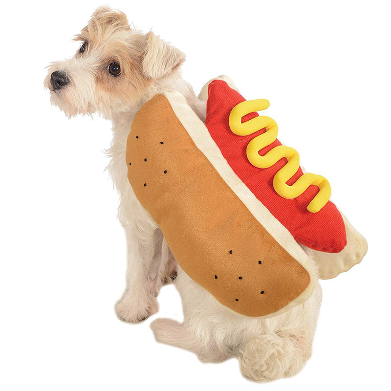 Funny Halloween Costumes For Dogs Puppy Pet Clothing Hot Dog Design Dog Clothes Pet Apparel Dressing Up Cat Party Costume Suit Image