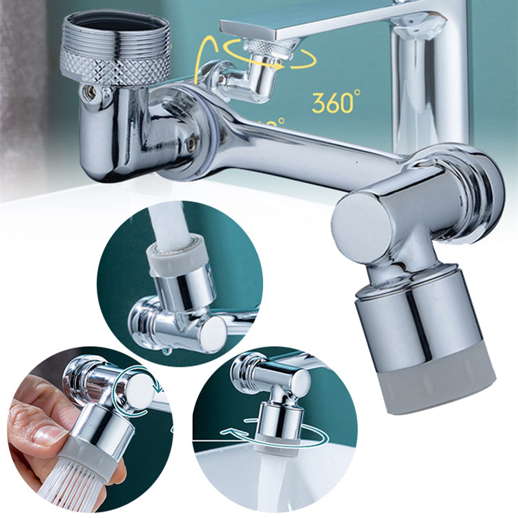 Universal 1080 Swivel Faucet Aerator Multifunction Faucet Extender Universal Swivel Splash Resistant Shower Image