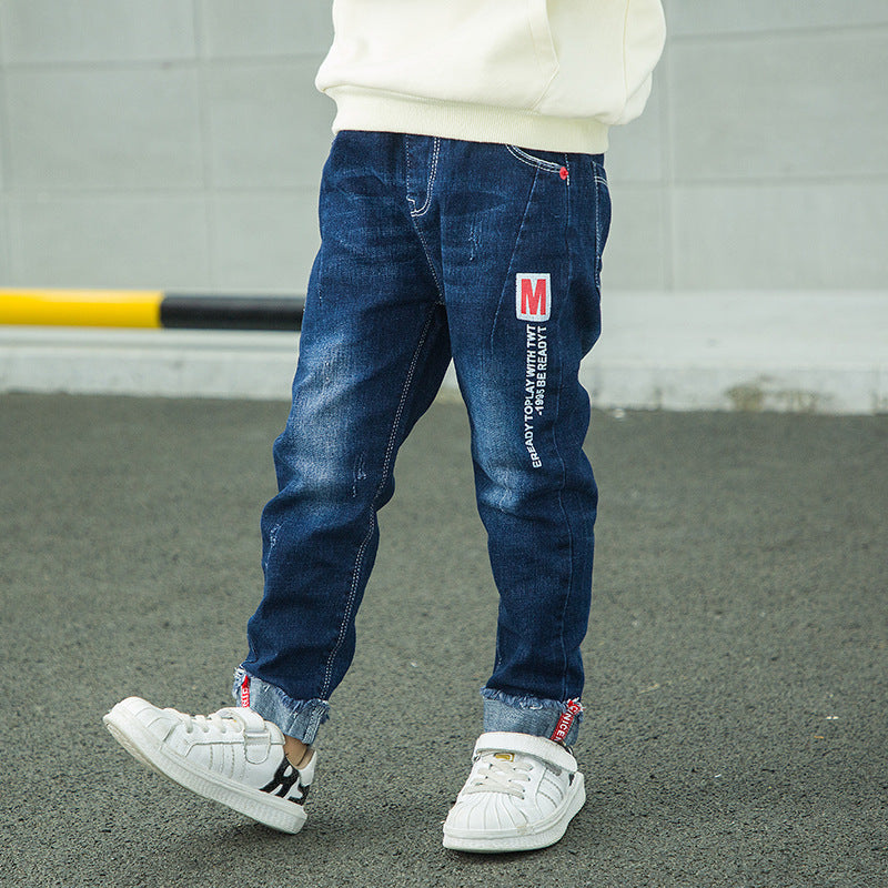 Fashion Jeans For Boys, Children, Korean Style, Long Pants Image