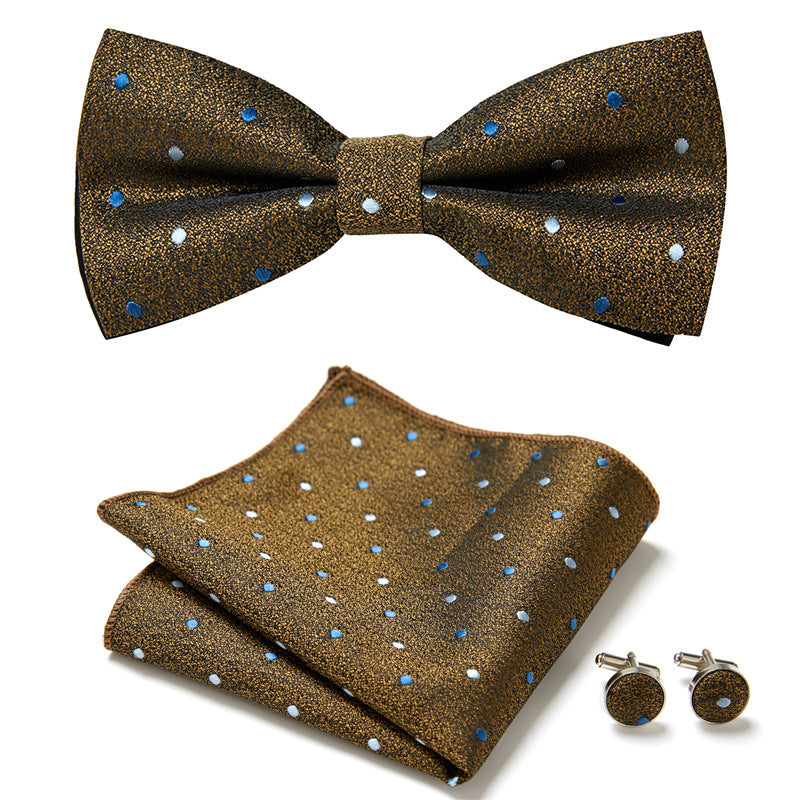 Three Piece Set Of Stylish Bow Ties Image