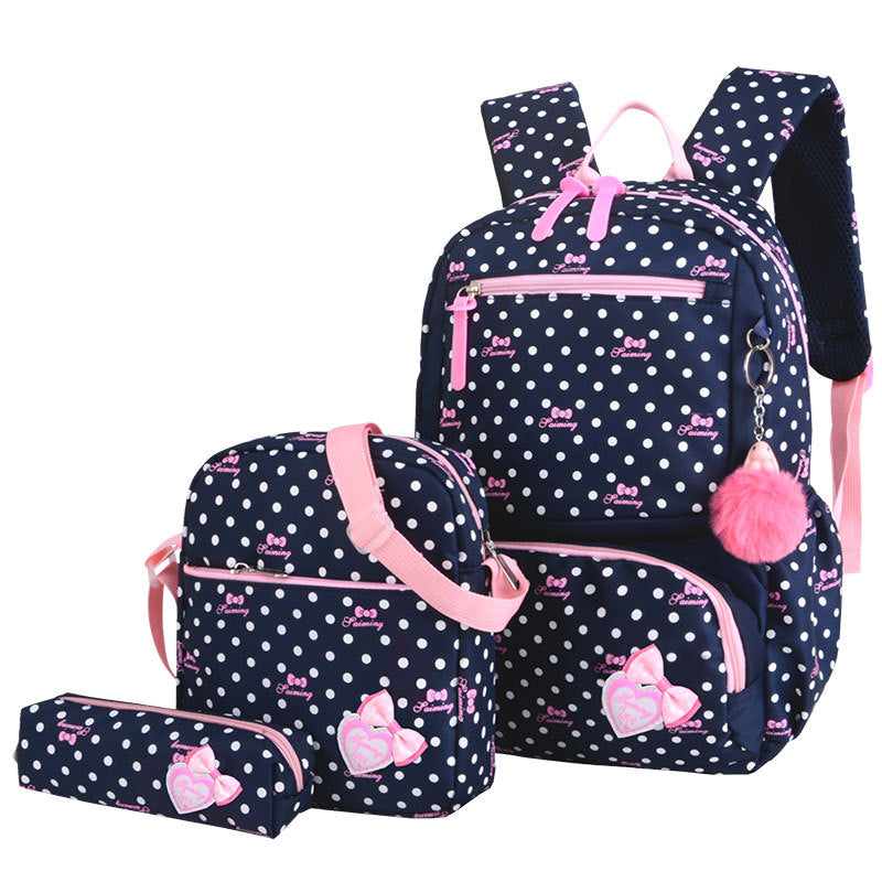 Elementary School Girl Korean Style Cute Princess Backpack Image