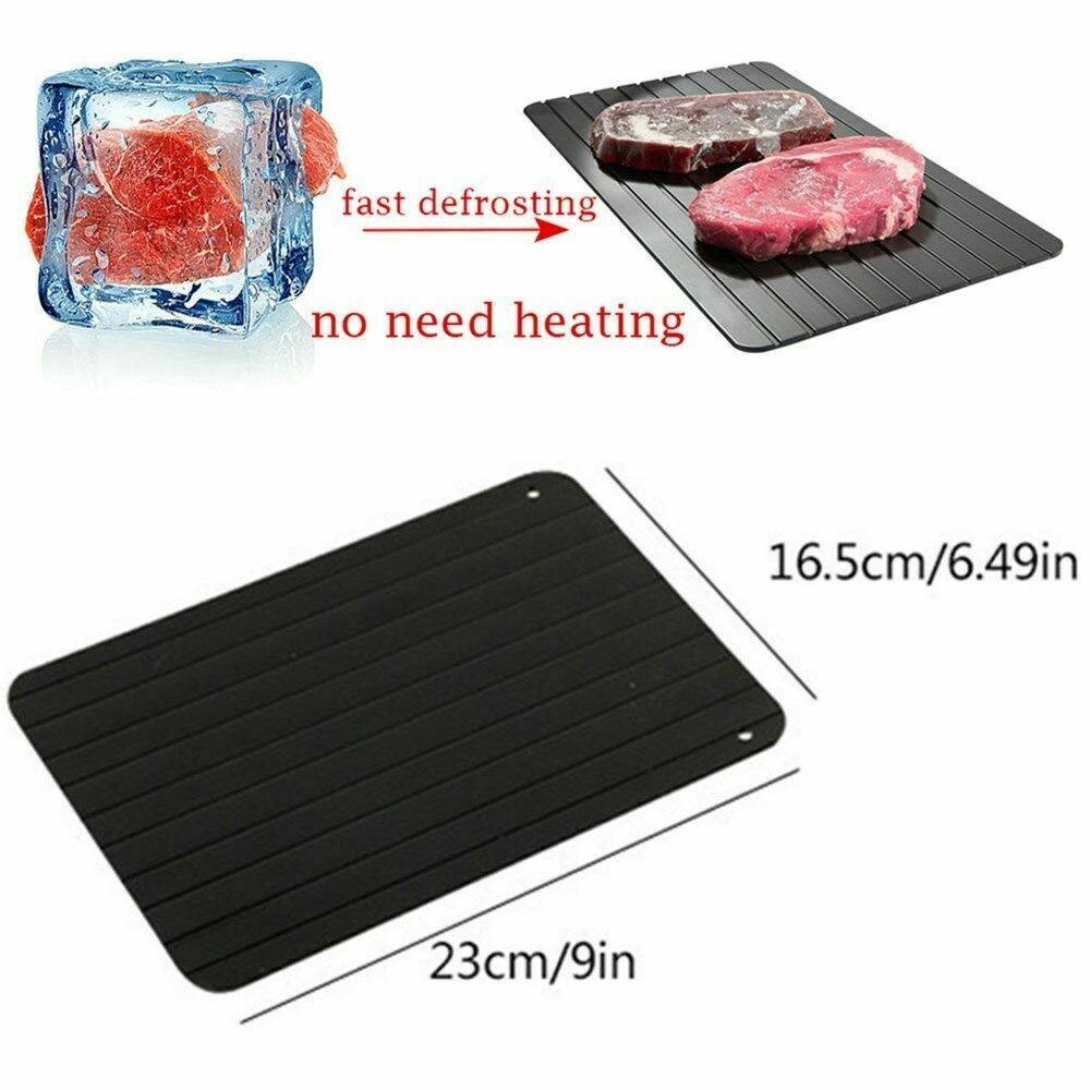 Fast Defrost Tray Fast Thaw Frozen Food Meat Fruit Quick Defrosting Plate Board Defrost Tray Thaw Master Kitchen Gadgets Image