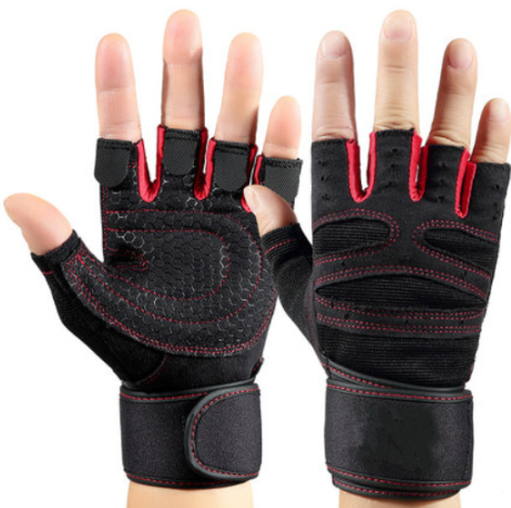 Half finger gym gloves Image