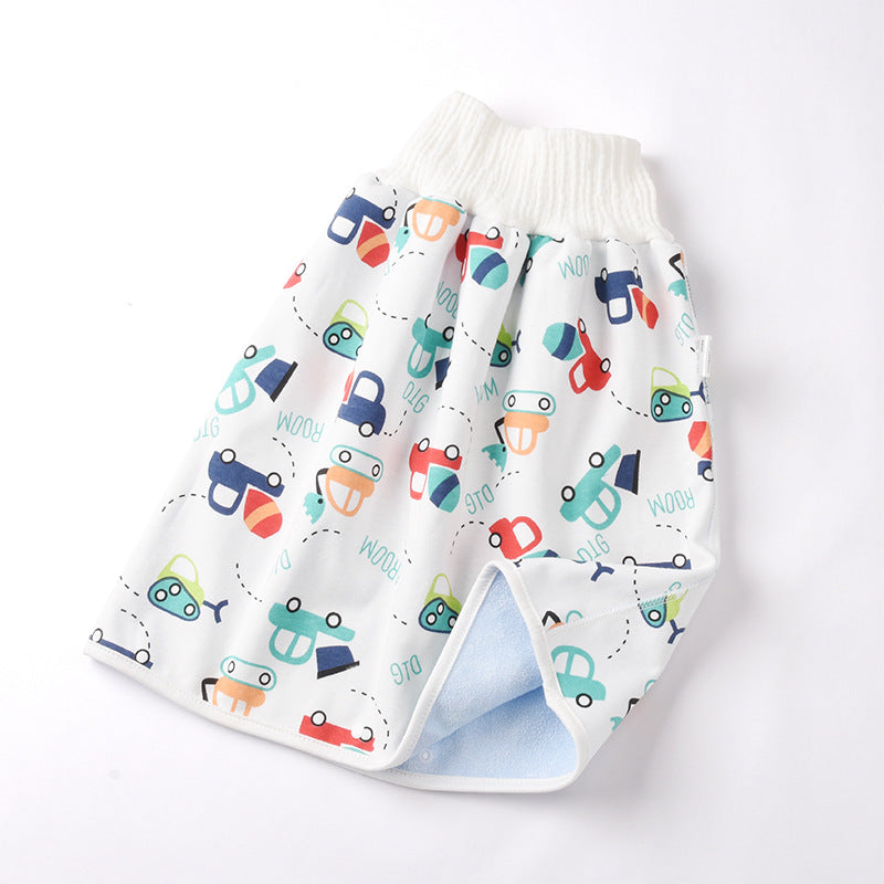 Cotton and bamboo fiber Baby diaper skirt Image