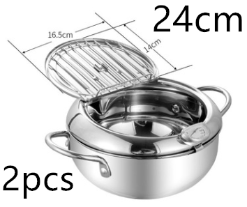 Stainless Steel Telescopic Folding Basket Frying Basket French Fries Degreasing Kitchen Tool Image