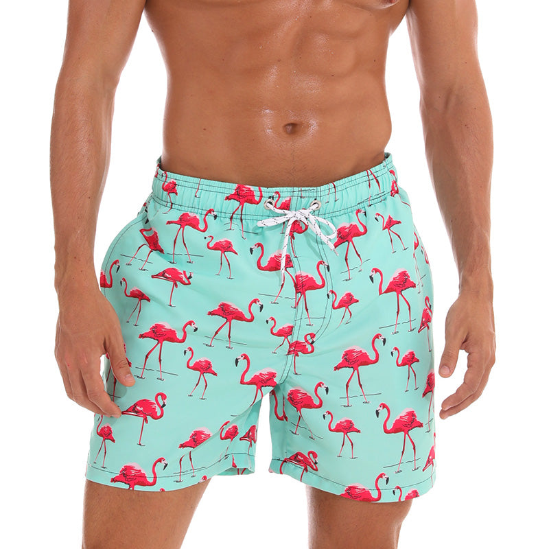 Beach shorts man Image