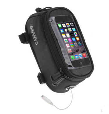 Compatible with Apple, ROSWHEEL Bicycle Frame Bags Bags Bag Holder For IPhone Mobile Phone Bag Image