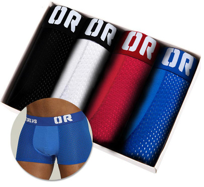 4Pc Boxershorts for Men Boxer Short Underwear Man Panties Image