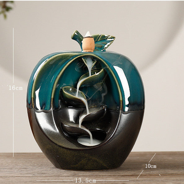 Multi-layers Ceramic Back flow Incense Burner Image