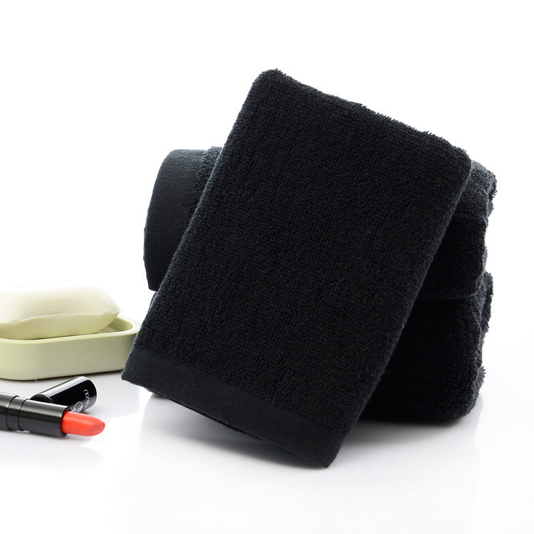 21 strands of black cotton towels Image