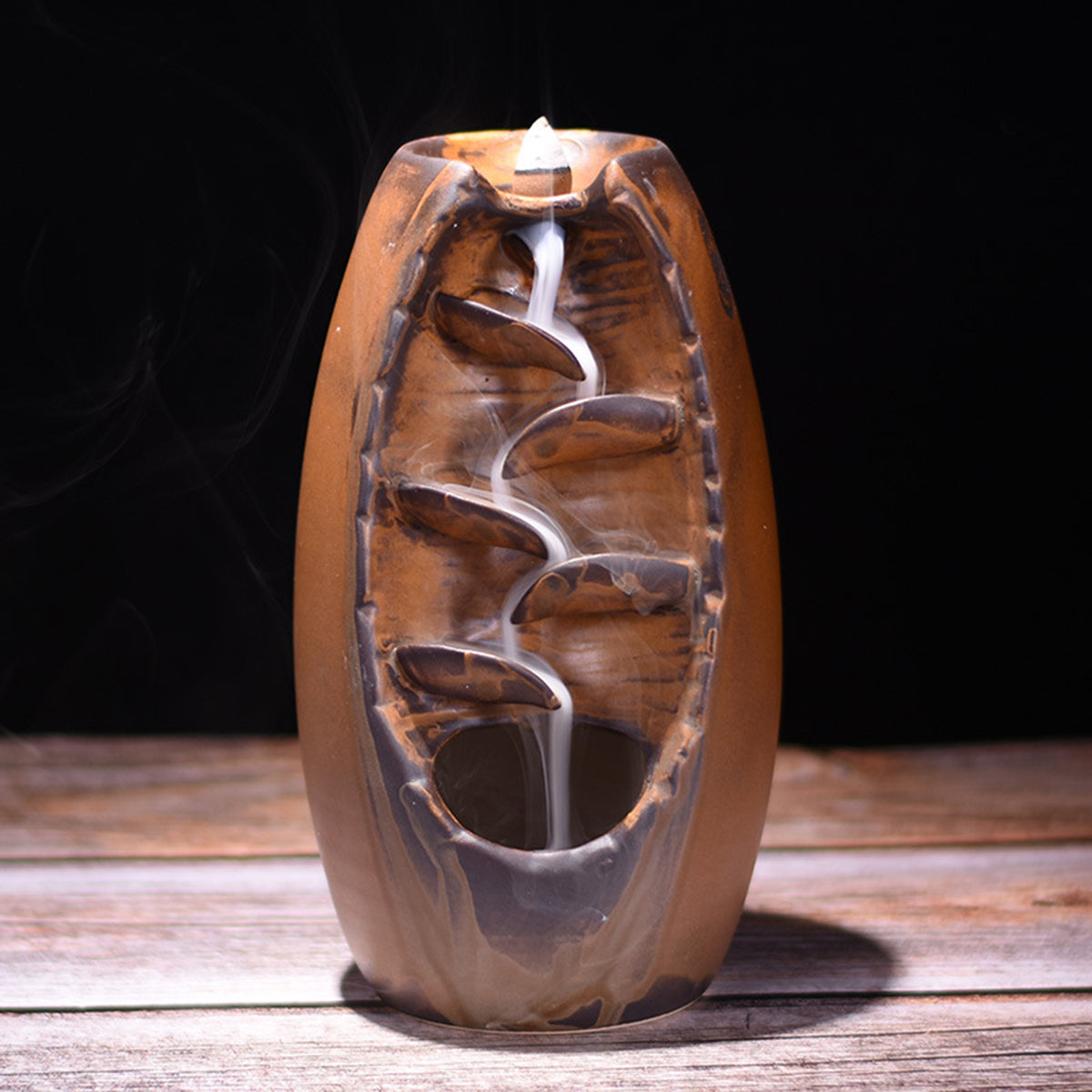 Multi-layers Ceramic Back flow Incense Burner Image