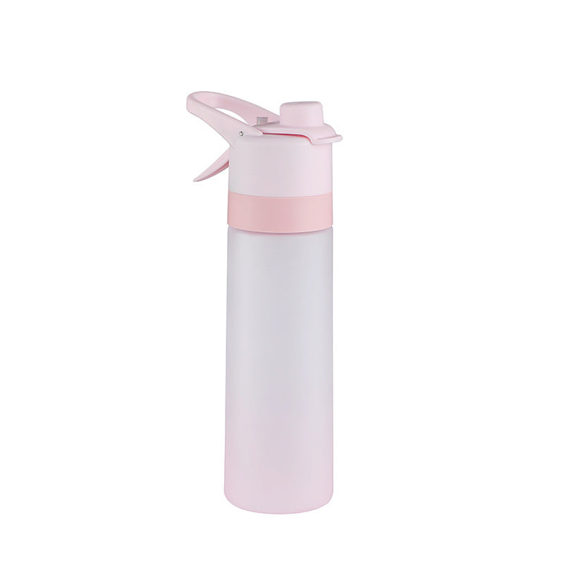 Spray Water Bottle For Girls Outdoor Sport Fitness Water Cup Large Capacity Spray Bottle Drinkware Travel Bottles Kitchen Gadgets Image