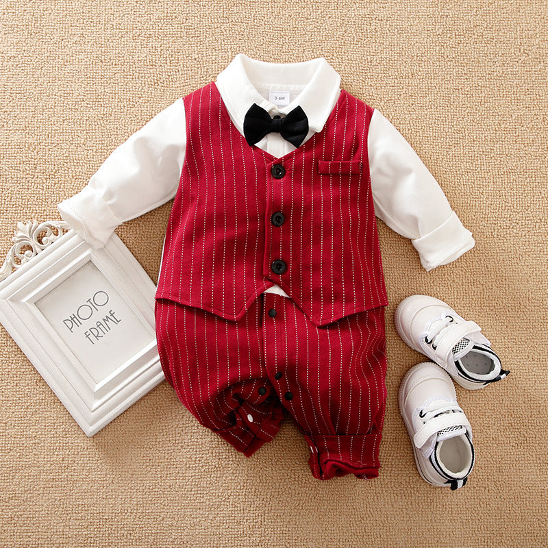 Baby Autumn Clothing Clothes Baby Boy Rompers Image