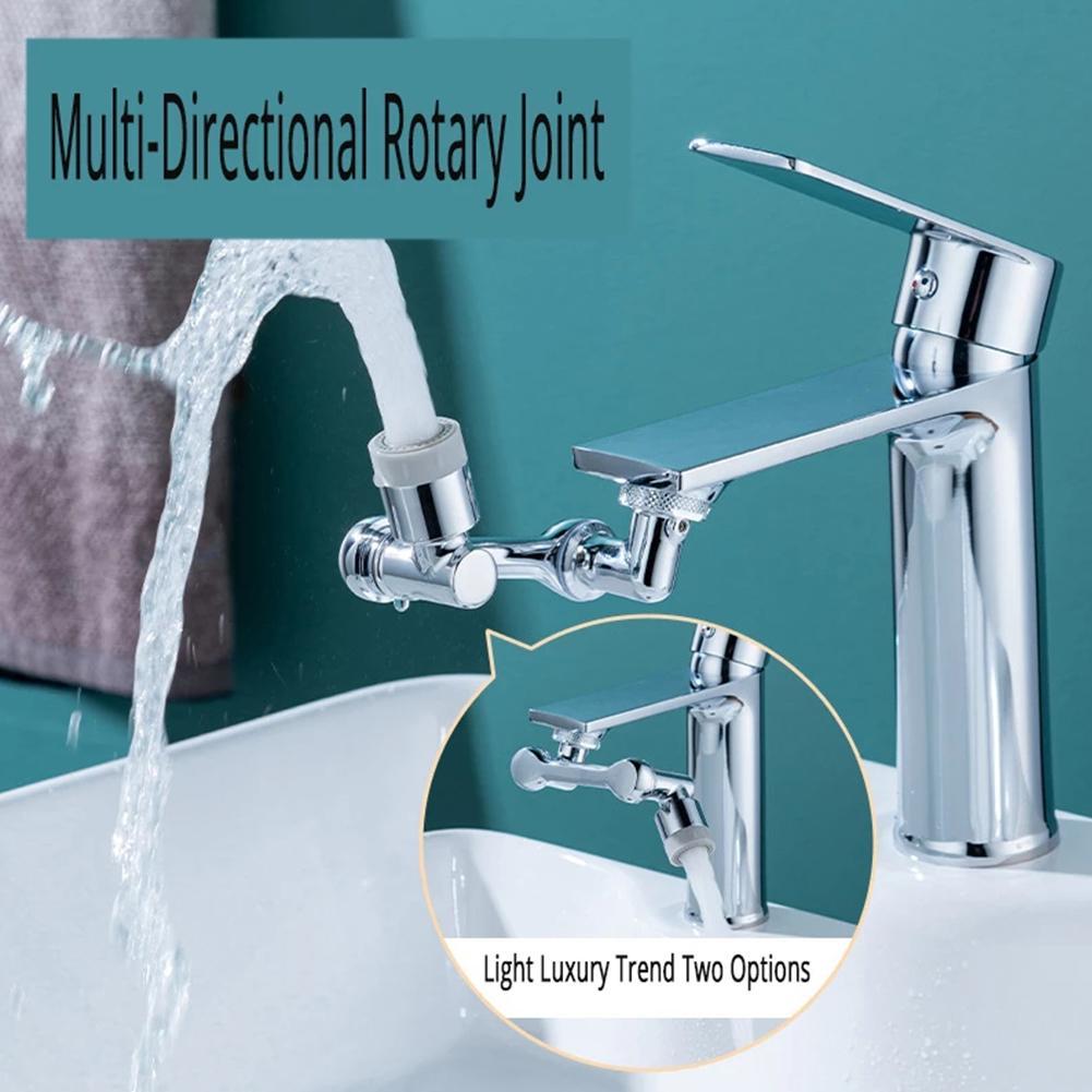 Universal 1080 Swivel Faucet Aerator Multifunction Faucet Extender Universal Swivel Splash Resistant Shower Image