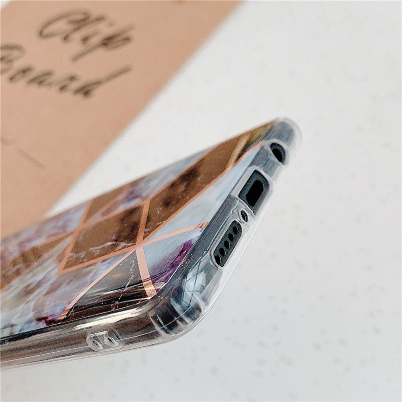 Plating Splice Marble Phone Cases Image