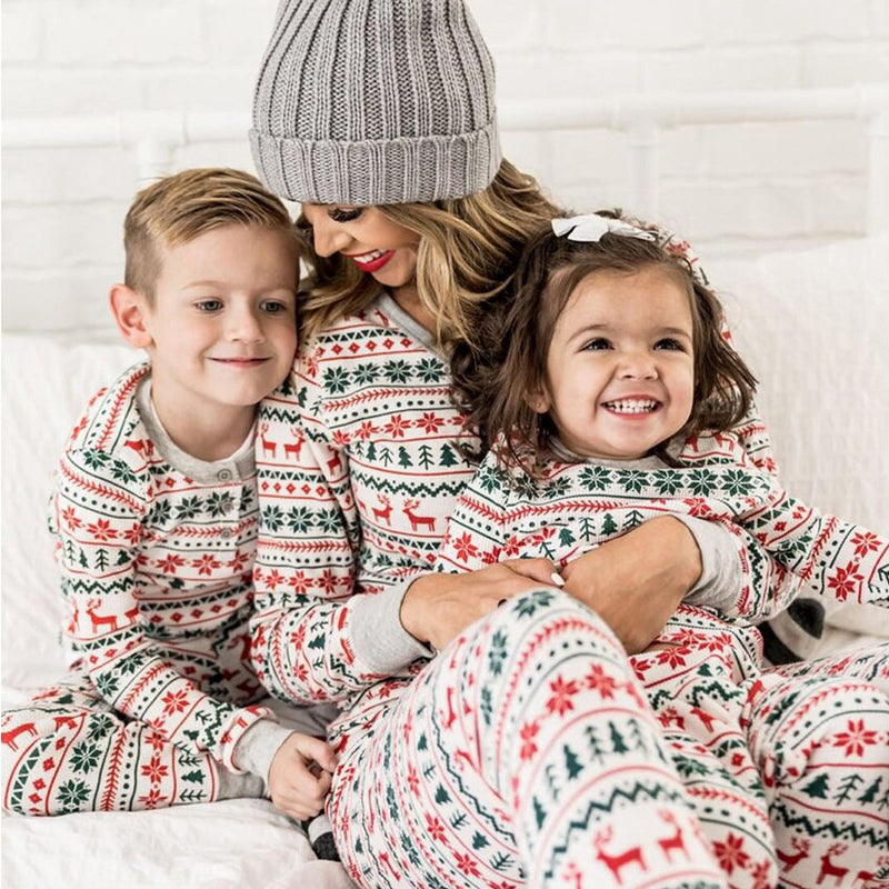 Christmas Pajamas Family Matching New Year Father Mother Kids Baby Look Clothes Set Dad Mom And Daughter Son Pyjamas Outfit Image