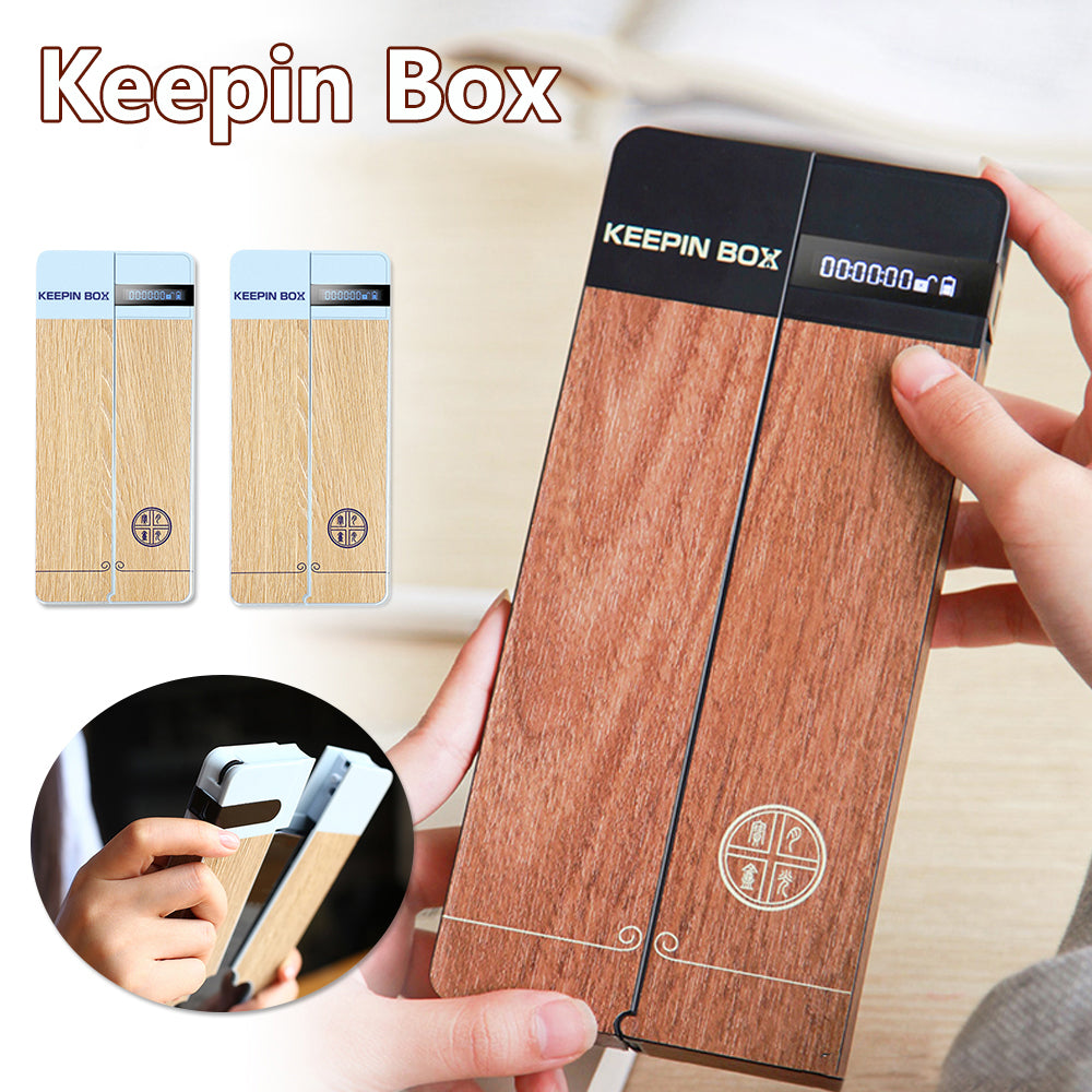 Self Discipline Phone Lock Portable Mobile Phone Lock Box Timer Smartphone Locking Case Safe Timed Lockbox Self-Discipline Keepin Box Limit Cell Phones Use Image