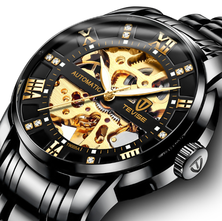 Men''s Fashion Watch Fashion Automatic Mechanical Watch Hollow Watch Watch Waterproof Men''s Watch Image