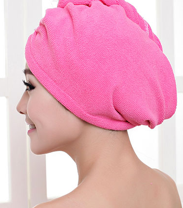 Women's Hair Dryer Cap, Absorbent Dry Hair Towel Image