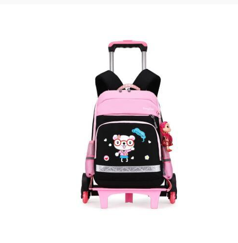 Korean Detachable Trolley  Bag For Elementary School Students Image