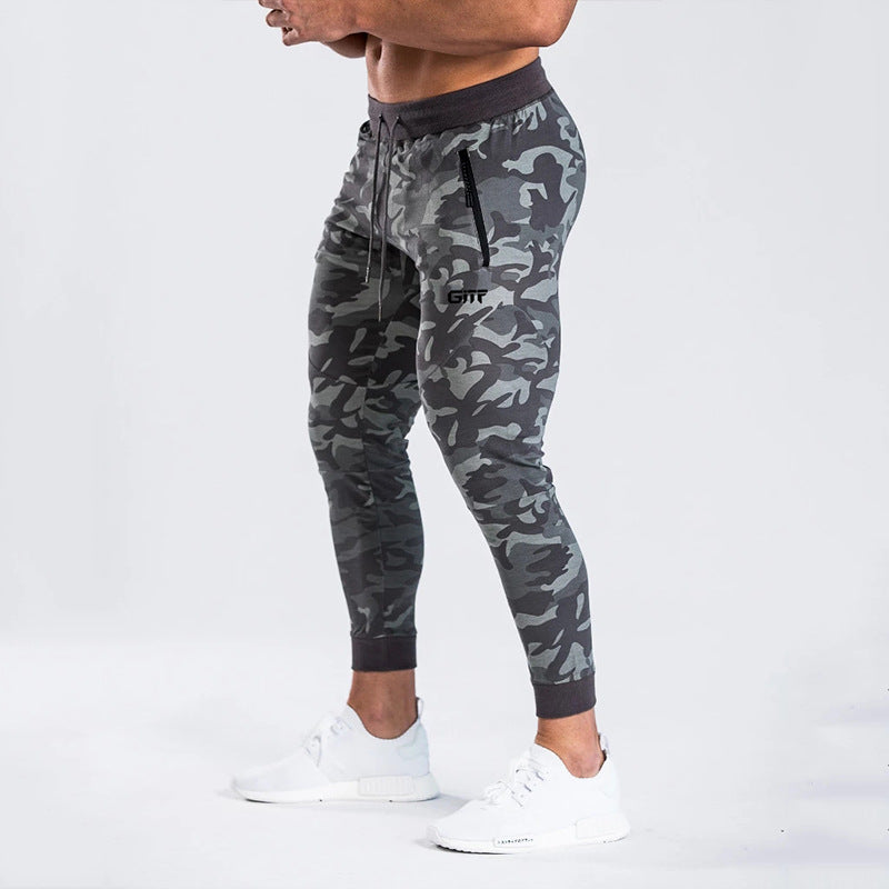 GITF Camouflage Quick drying jogging pants men Sport Pencil Pants Men Bodybuilding Joggers Gym Trousers Running Pants Men Image