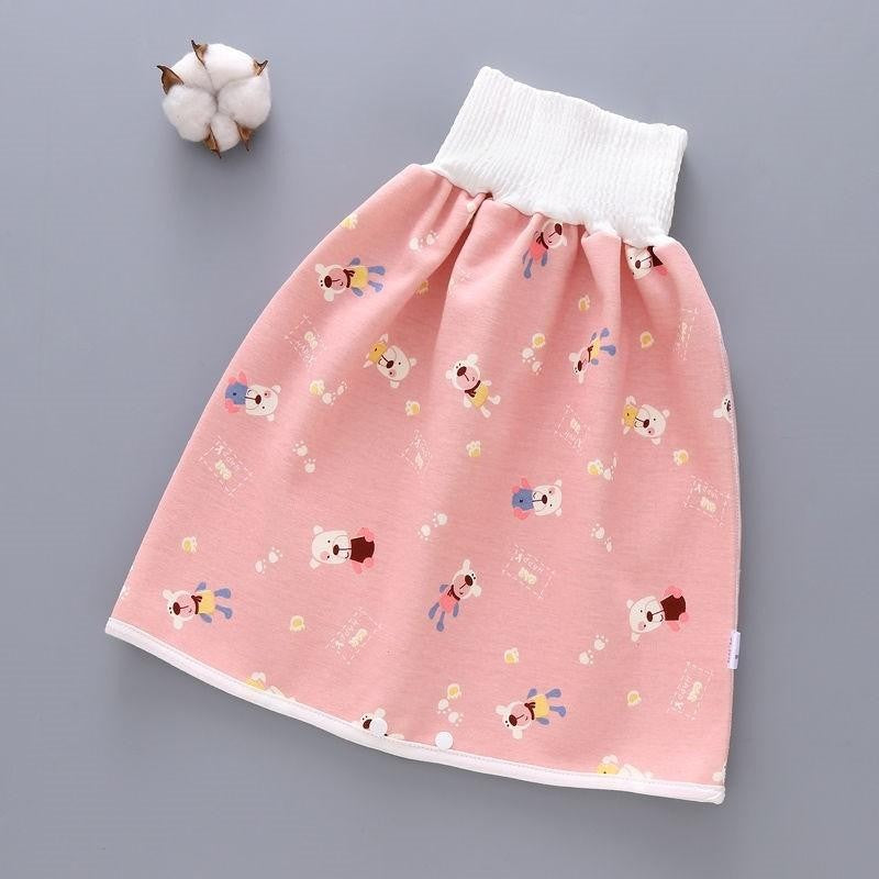 Cotton and bamboo fiber Baby diaper skirt Image