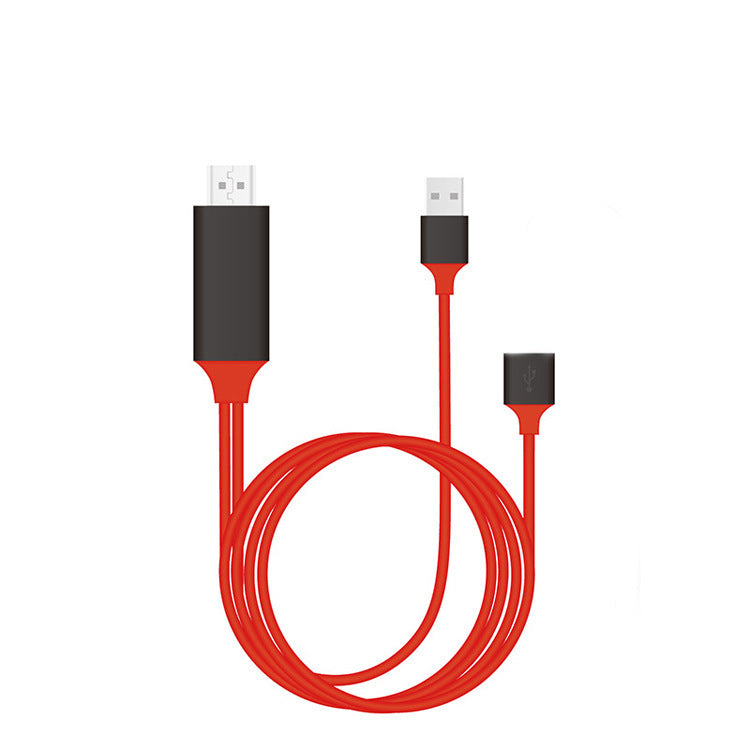 Type-C To HDMI Three In One Mobile Phone Projection Cable Image
