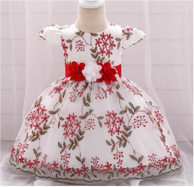 2021 summer children's clothing new baby birthday party wedding dress skirt girls fluffy dress Image