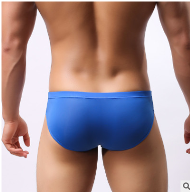 Ultra-thin Transparent Ice Silk Men's Briefs Image