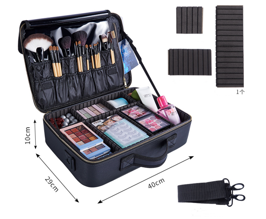 Large-capacity Multifunctional Portable Cosmetic Bag Image