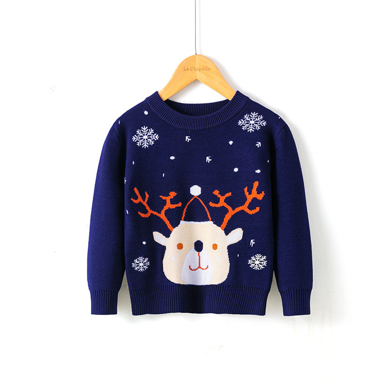 Christmas snowflake fawn sweater Image