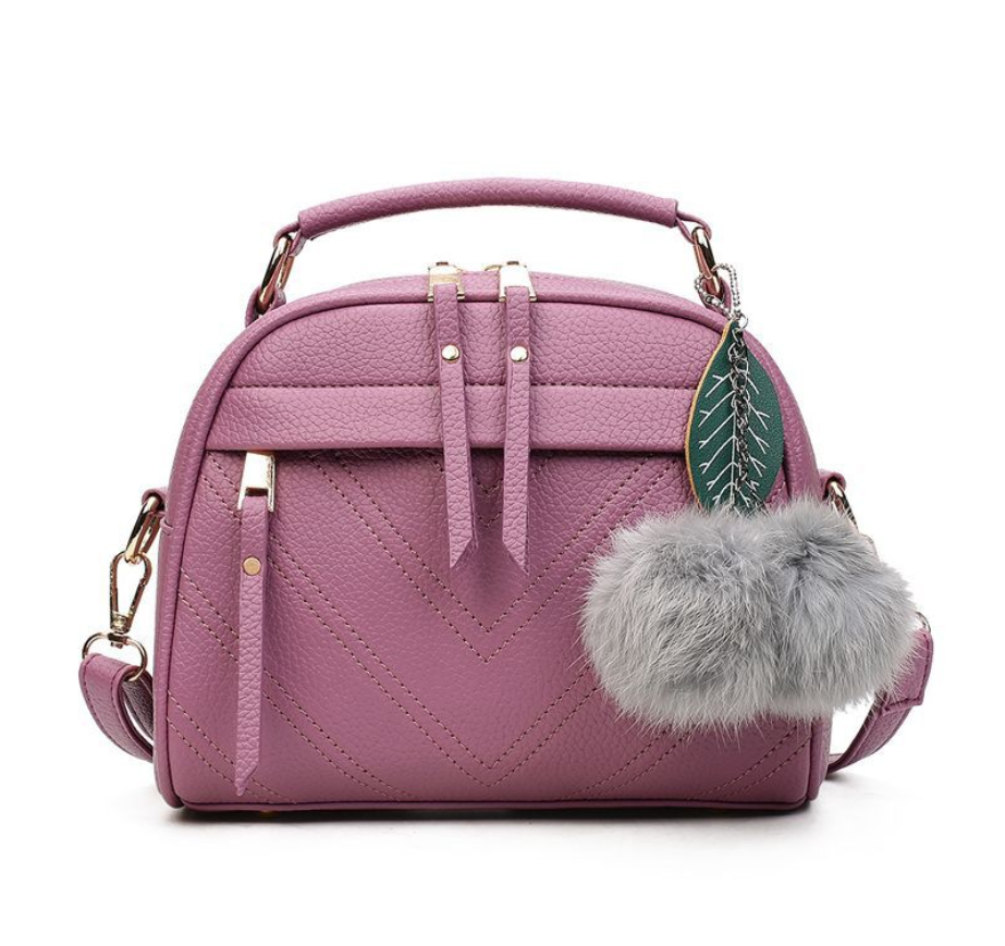 Hair ball, shoulder bag, shoulder bag Image