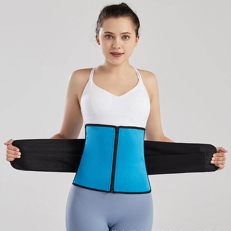 Tummy Sweat Shapewear Bodysuits Women Waist Trainer Slimming 2-3 Belts Workout Shaper Corset Image