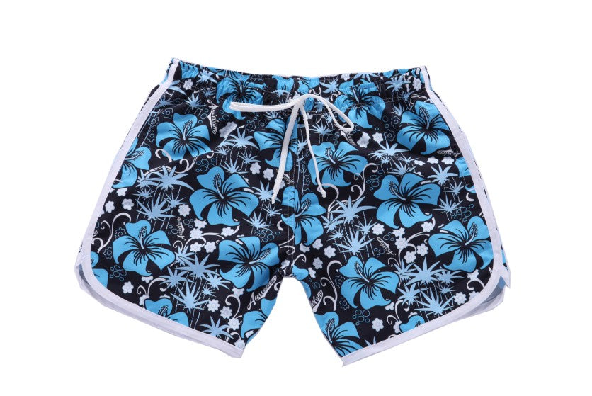 Men's short beach pants casual shorts loose and comfortable Image