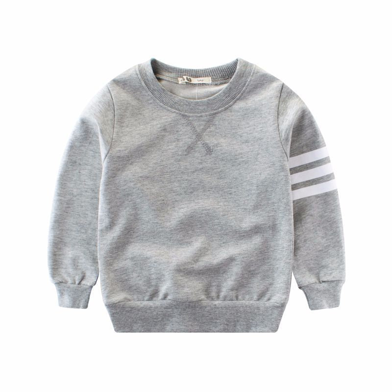 Boy's long sleeve round neck pullover Image