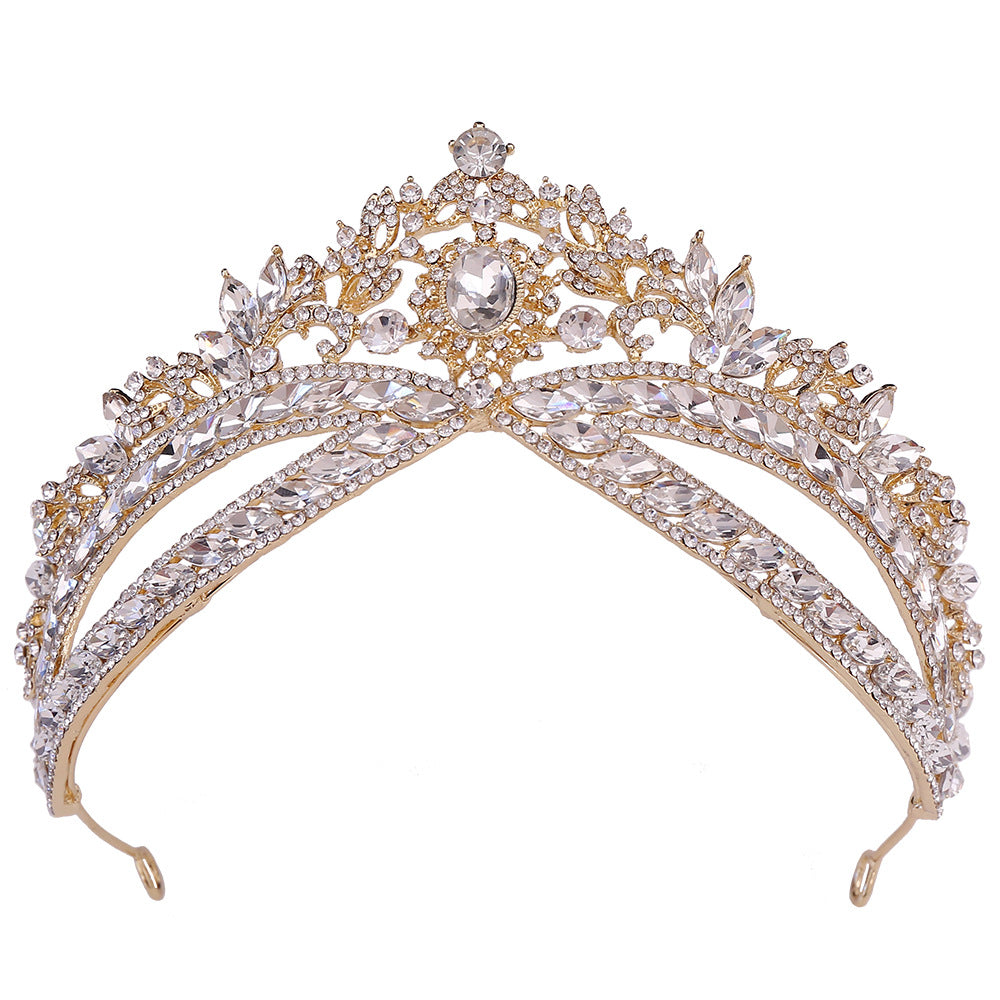 Wedding Crown Headdress Bridal Rhinestone Wedding Style Crown Accessories Image