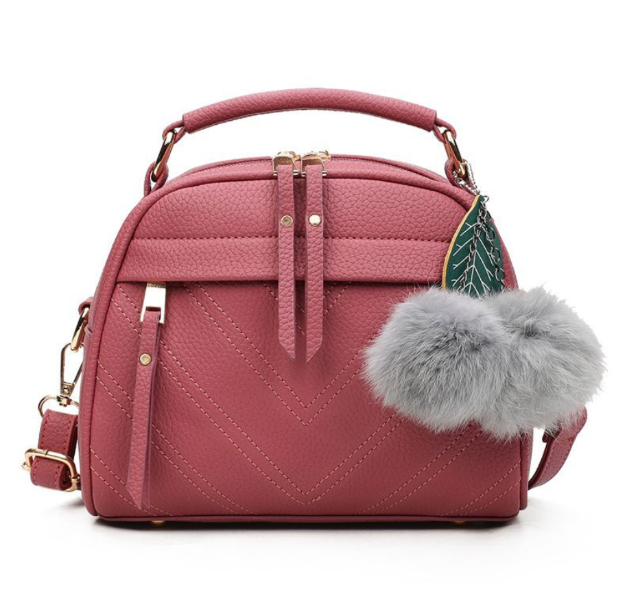 Hair ball, shoulder bag, shoulder bag Image