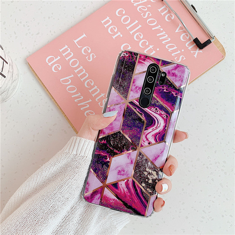 Plating Splice Marble Phone Cases Image