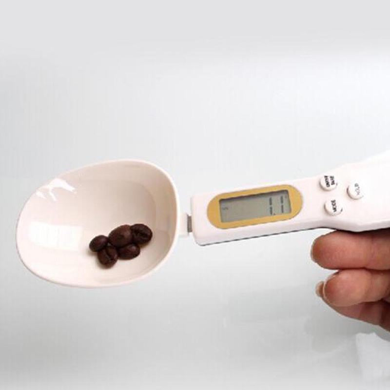 LCD Digital Kitchen Scale Electronic Cooking Food Weight Measuring Spoon Grams Coffee Tea Sugar Spoon Scale Kitchen Tools Image