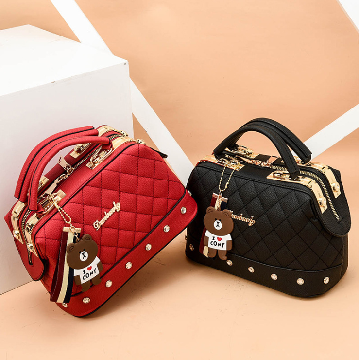 2021 autumn and winter trend new single shoulder diagonal small bag Korean fashion handbag small square bag Image