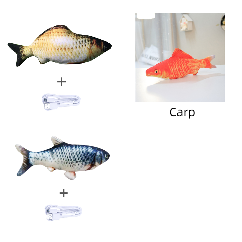 Without Cat Nip Version - Electric Jumping Fish Simulation Electric Fish Toy Image